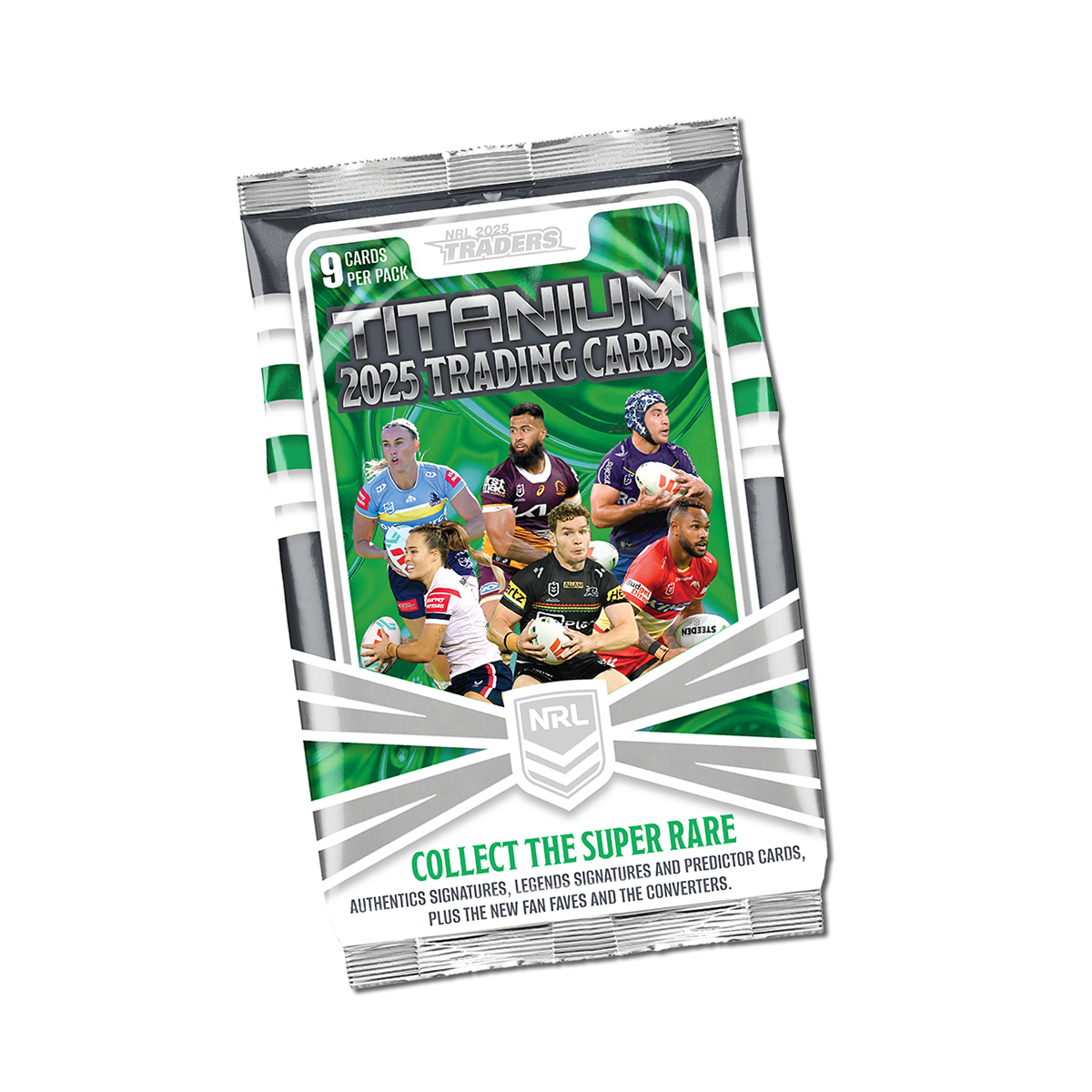 2025 NRL Traders (Titanium) Trading Cards (Single Pack)