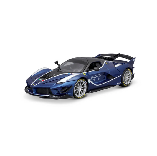 Bburago - Ferrari Race & Play - 2018 Ferrari FXX K EVO #27 (Blue) - 1:18 Scale