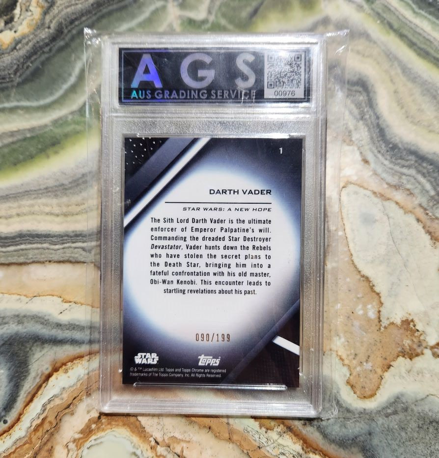 Graded Card - 2022 TOPPS Starwars #1 - 090/199 Darth Vader