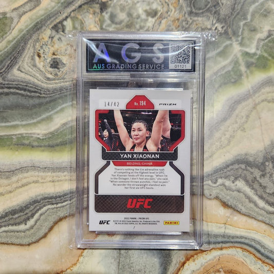 Graded Card - 2022 Panini Prisim UFC #194 Yan Xiaonan (14/42)