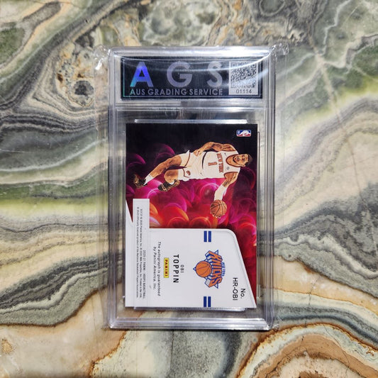 Graded Card - Panini Hoops Basketball #HR-OBI Obi Toppin Rookie Card (Autograph)