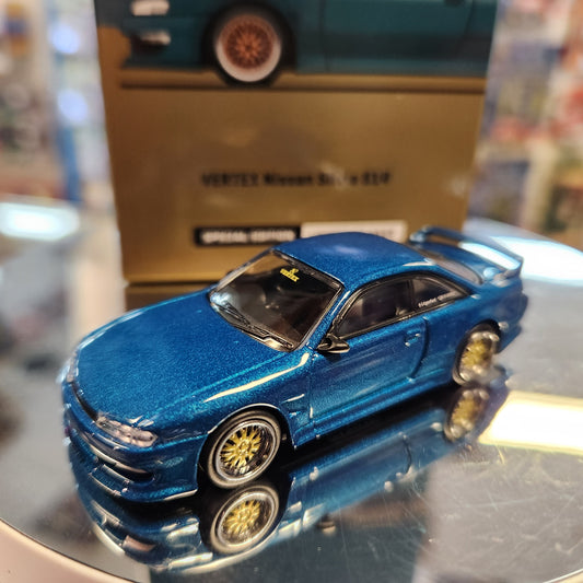 Tarmac Works - VERTEX Silvia S14 Blue Green Metallic