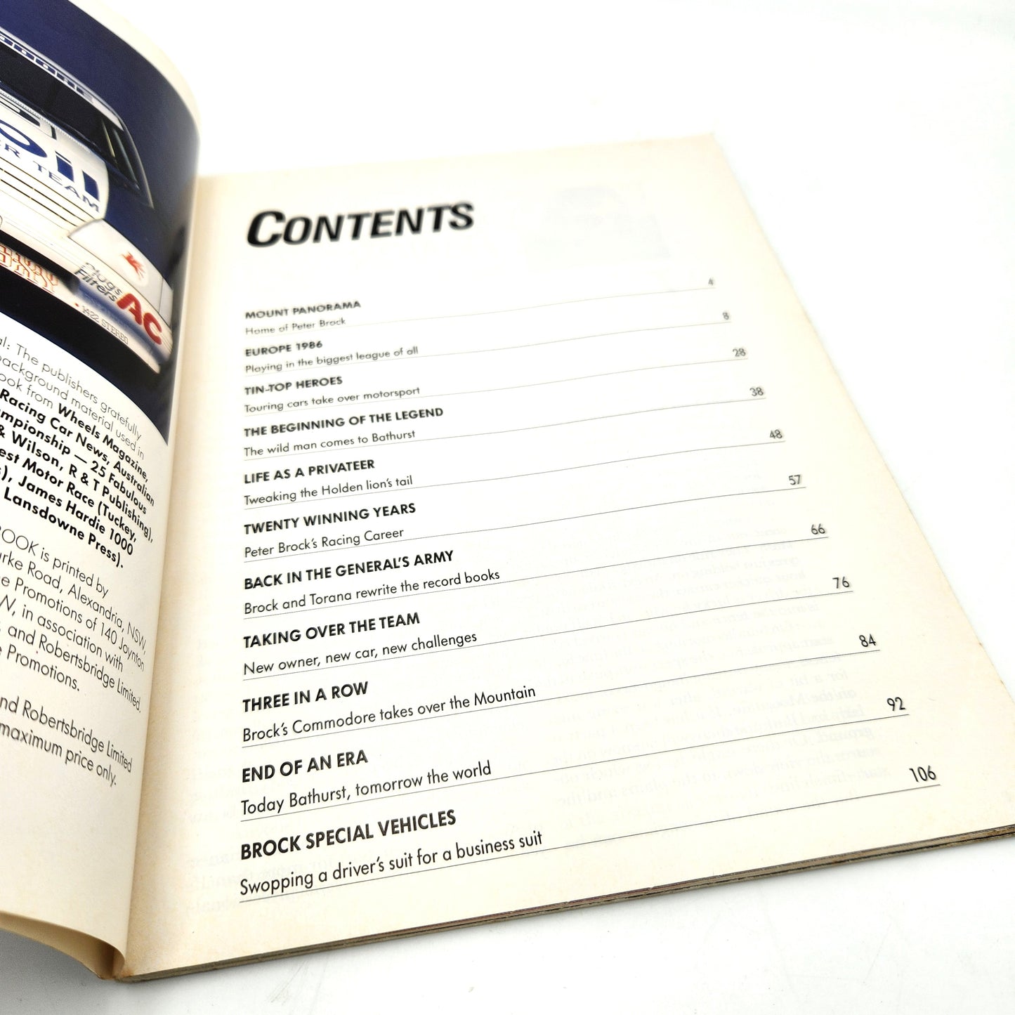 Peter Brock, The Book - 112 Pages