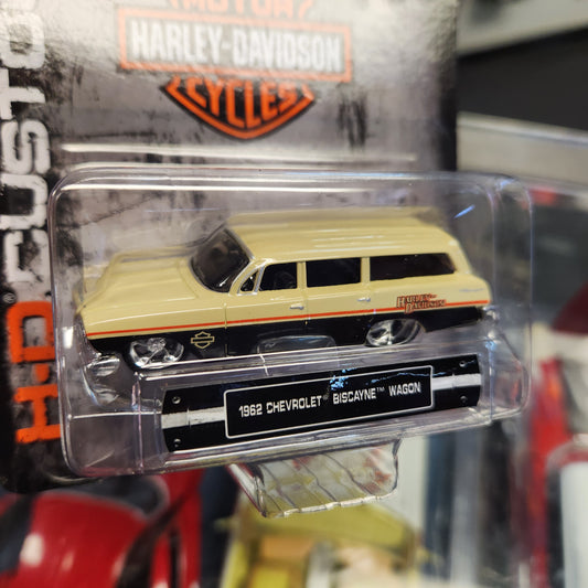 Maisto - 'Harley Davidson' 1962 Chevrolet Biscayne Wagon (Cream)