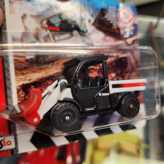 Maisto - 'Mini Work Machines' - Bobcat Toolcat 5600 with Red Plough