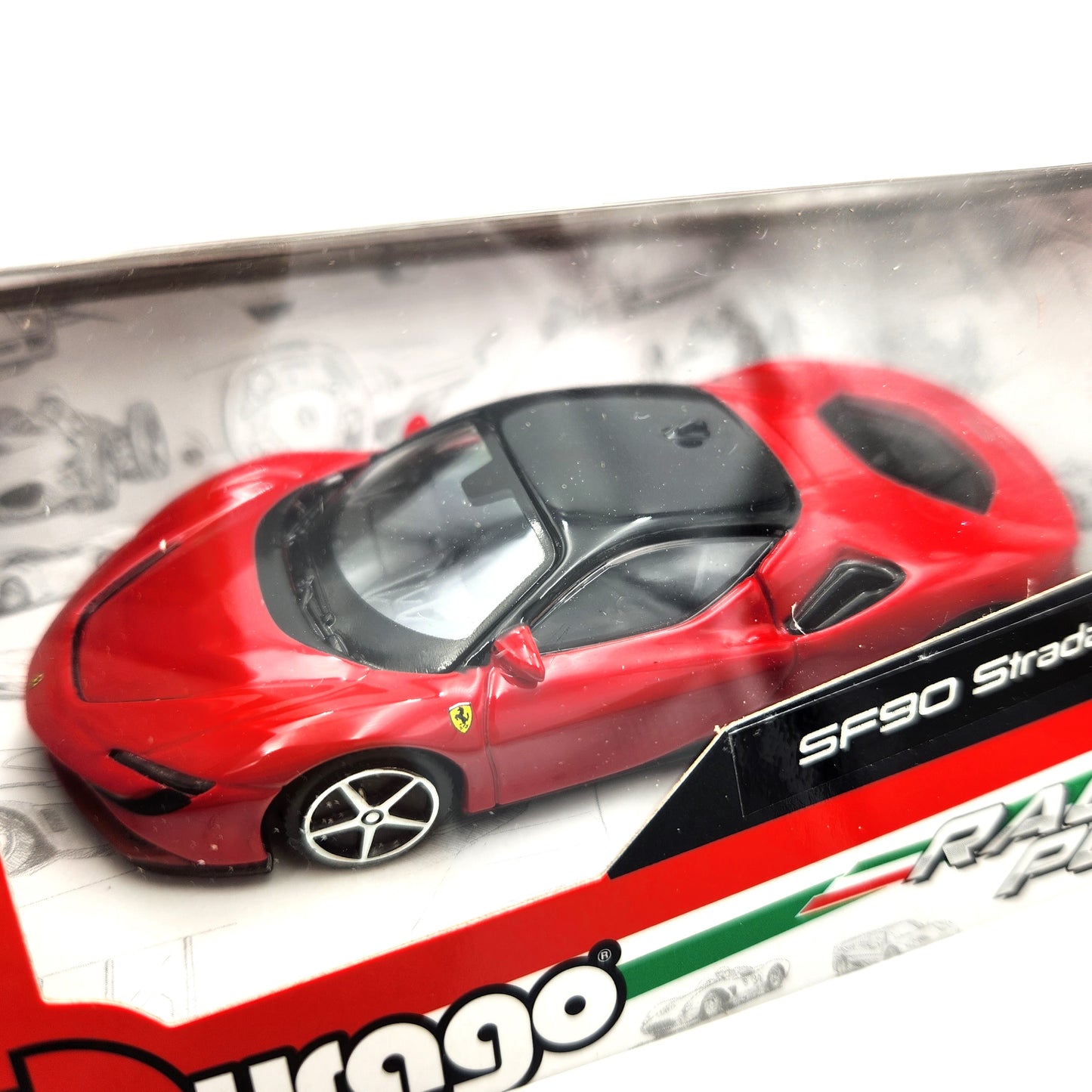 Bburago - Race and Play - Ferrari SF90 Stradale (Red)