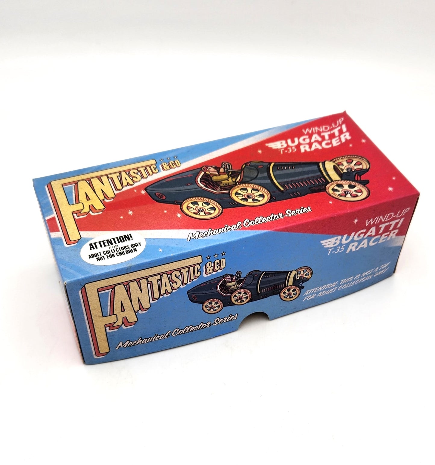 Tin Toy - Bugatti T-35 Racer with Key and Box -18cm