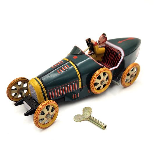 Tin Toy - Bugatti T-35 Racer with Key and Box -18cm