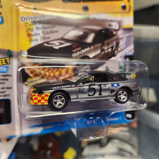 Johnny Lightning - 2023 Street Freaks R1 Vers. A - 1990s Ford Mustang Race Car