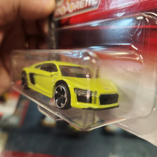 Majorette - Street Cars - Audi R8 (Lime /Yellow Green) - Short Card