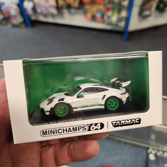 Tarmac Works - Porsche 911 (992) GT3 RS - White/Green
