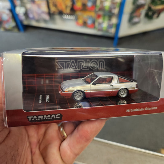 Tarmac Works - Mitsubishi Starion - Maroon/Silver