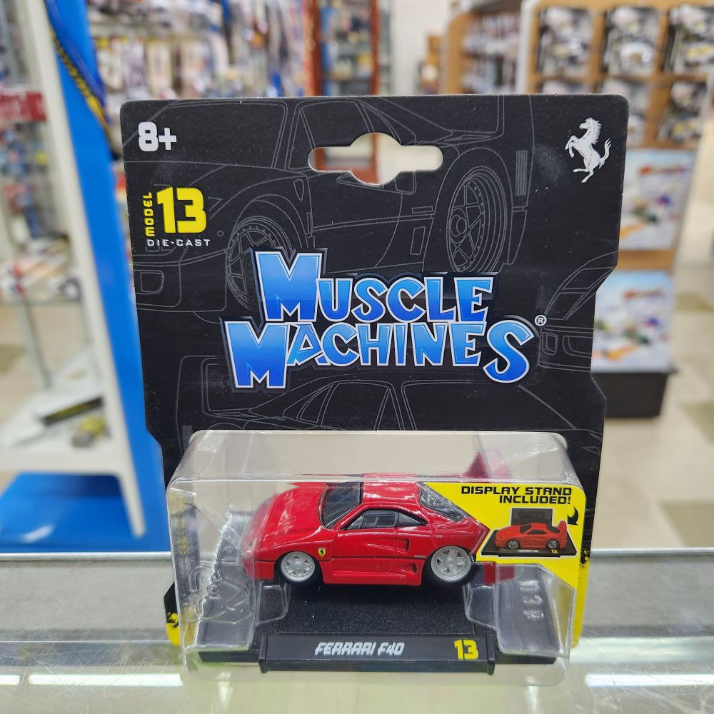 Maisto Muscle Machines Series 3 Ferrari F40 (Model 13) Relove Oxley Vintage, Vinyl