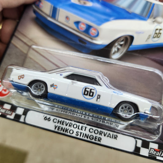 Hot Wheels Premium - Boulevard #95 - '66 Chevrolet Corvair Yenko Stinger