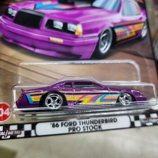 Hot Wheels Premium - Boulevard #104 - '86 Ford Thunderbird Pro Stock