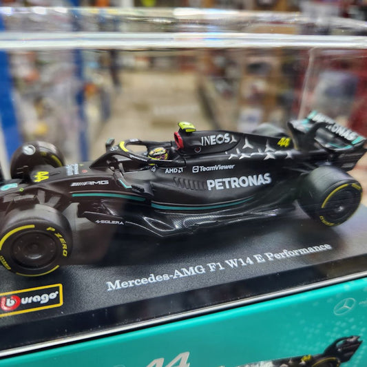 Bburago - 2023 F1 Mercedes W14 #44 - Lewis Hamilton - 1:43 Scale
