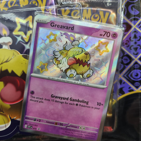 Pokemon TCG - Scarlet & Violet: Paldean Fates Tech Sticker Pack - Greavard