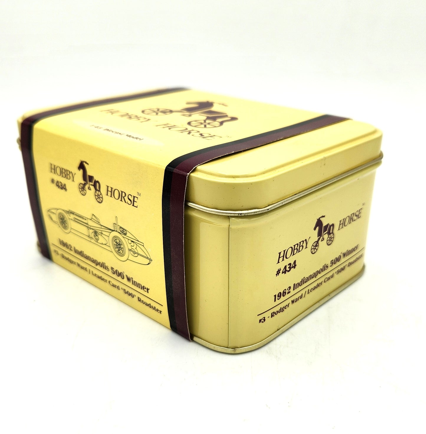 Hobby Horse - Leader Card '500' Roadster 1962 Indy 500 Winner #3 - Roger Ward