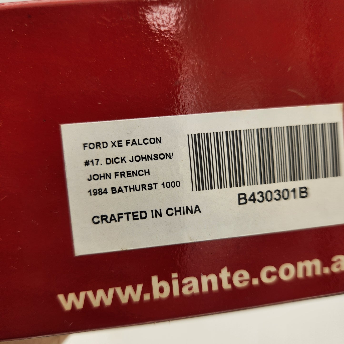 Biante - Ford XE Falcon #17 Dick Johnson/John French 1984 Bathurst 1000 - 1:43 Scale