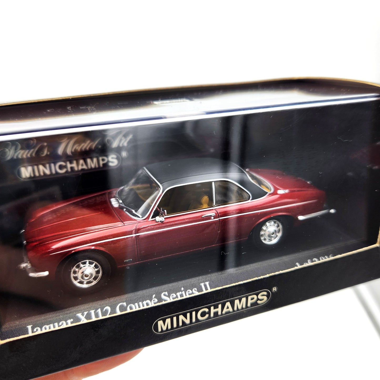Minichamps - Jaguar XJ12 Coupe Series II (Red Metallic) - 1:43 Scale