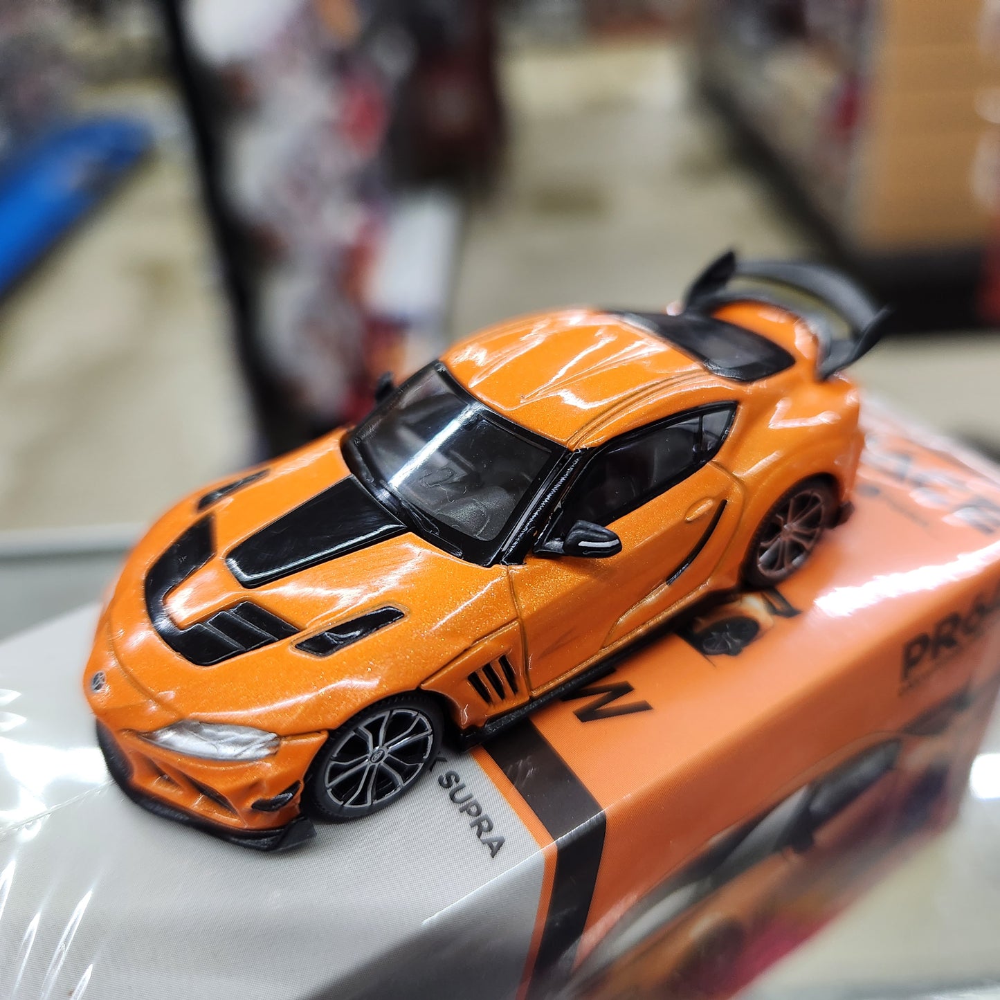 Pop Race - Toyota Supra Darwin Pro 66G WBK (Orange) - 1:64 Scale