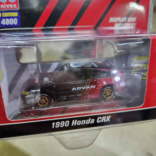 Johnny Lightning - Honda 1990 CRX 'ADVAN Yokohama' - 1:64 Scale”