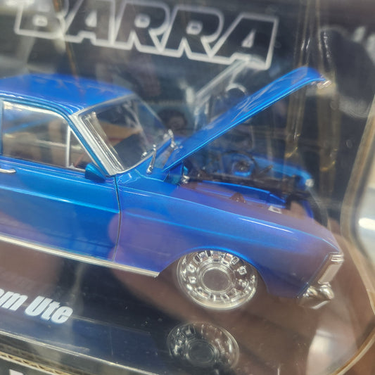 DDA - Ford XY Falcon Ute Custom Supercharged 'BARRA' Engine (Blue) - 1:24 Scale