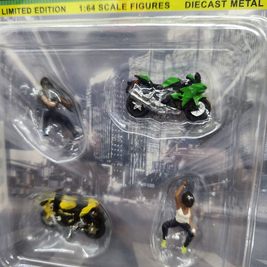 American Diorama - Diecast Figures - Moto Mania #3 - 1:64 Scale