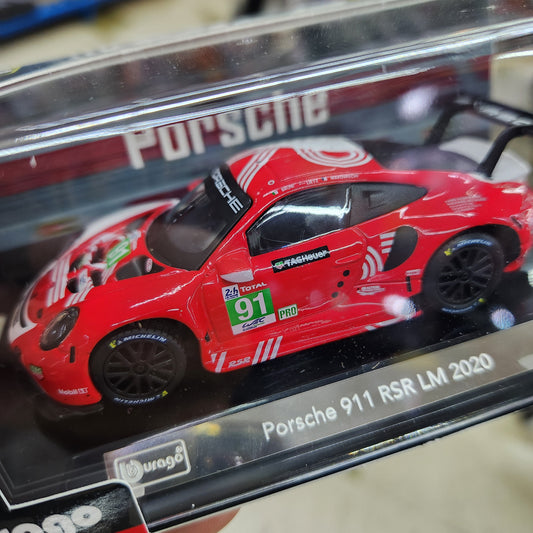 Bburago - Race Series - Porsche 911 RSR LM 2020 - 1:43 Scale
