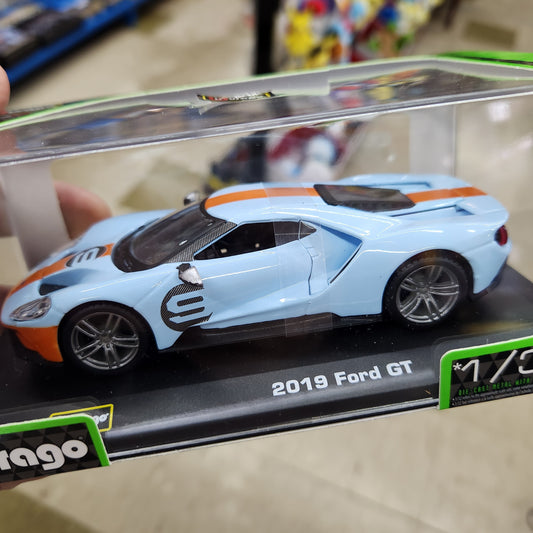 Bburago - Race Series - 2019 Ford GT 'Gulf' Livery #9 - 1:32 Scale