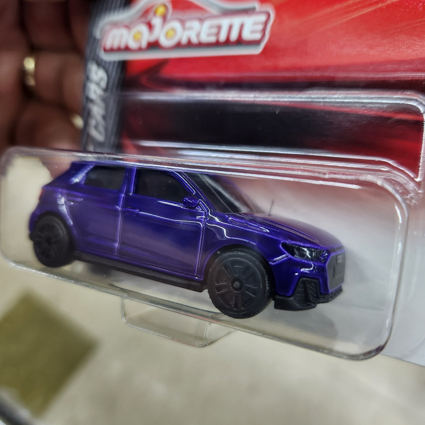 Majorette - Street Cars - Audi A1 (Purple) - Short Card