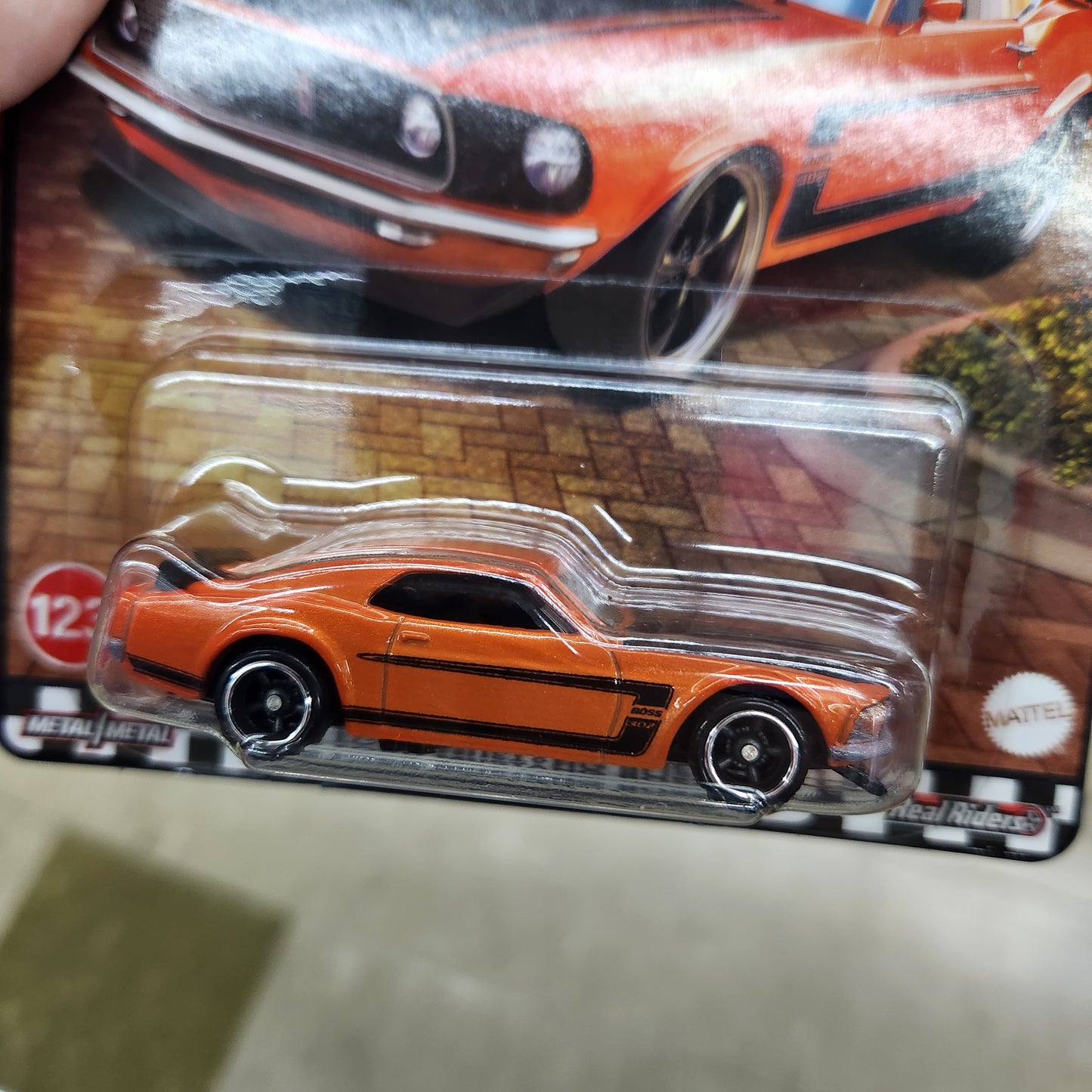 Hot Wheels Premium - Boulevard #123 - '69 Ford Mustang Boss 302