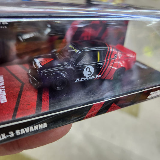 INNO64 - Mazda LBWK RX3 Savanna 'Advan' Livery - 1:64 Scale