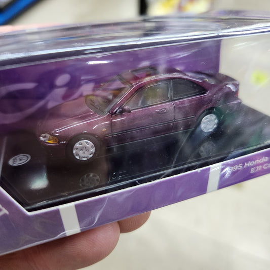 Para64 - 1995 Honda Civic Coupe EJ1 (Camellia Red) RHD- 1:64 Scale