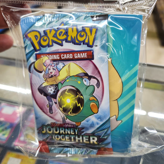 Pokemon TCG - 2025 Mini Portfolio - Journey Together (Single Booster + Folder)