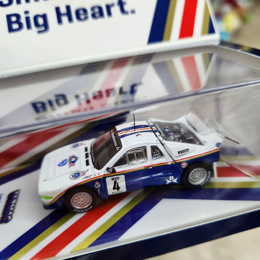 Tarmac Works - Lancia 037 Rally - Rally Costa Brava 1985 #4 - 1:64 Scale