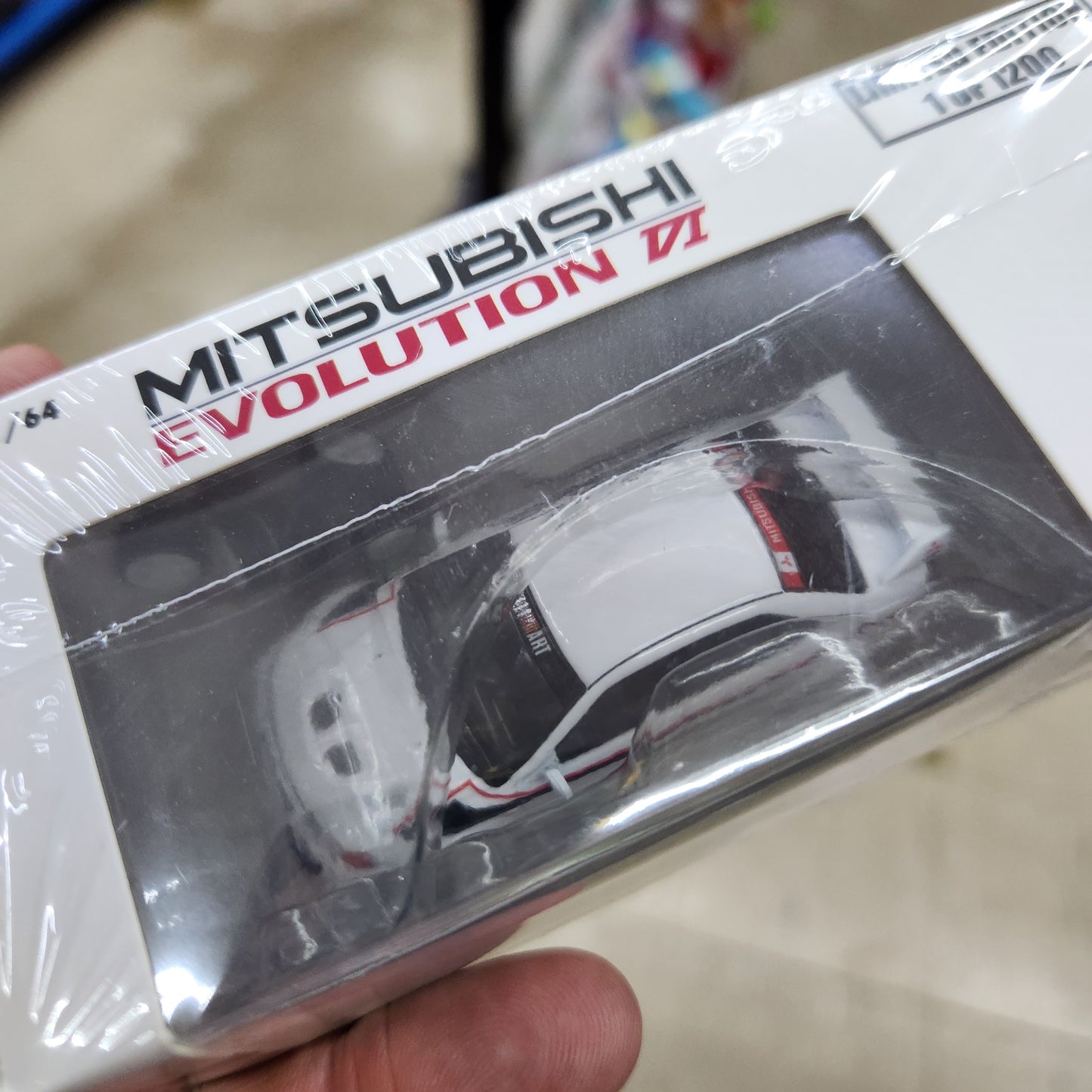 BMC - Mitsubishi Lancer Evolution VI 'Tommi Edition' (White) - 1:64 Scale