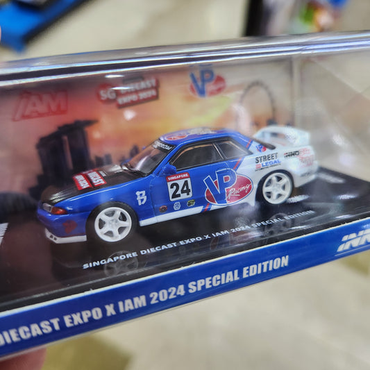 INNO64 - Nissan Skyline GT-R (R32) #24 'Singapore Diecast Expo 2024' - 1:64 Scale