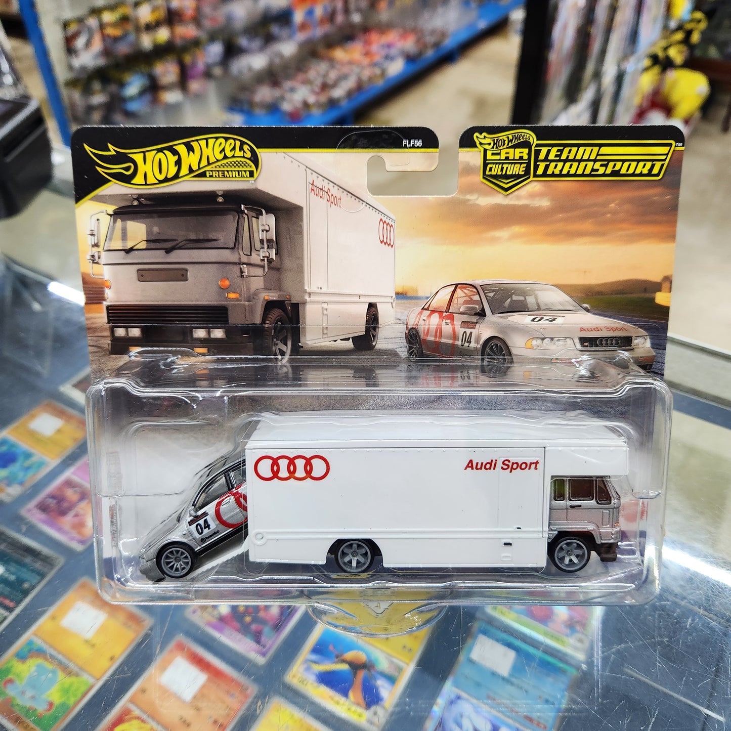 Hot Wheels - Team Transport - Audi S4 Quattro / Fleet Flyer