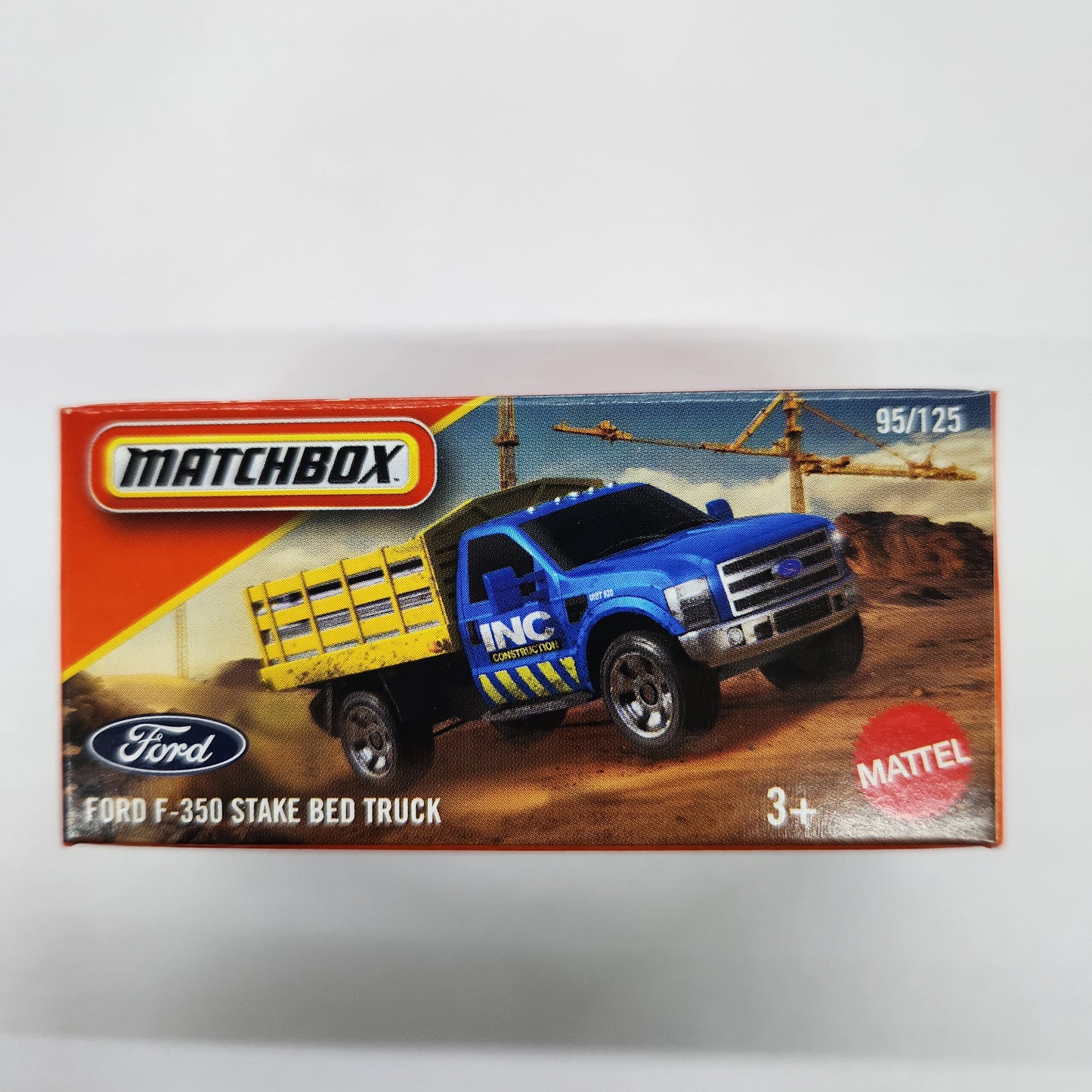 Matchbox - 2025 Power Grabs - Ford F-350 Stake Bed Truck (Blue)