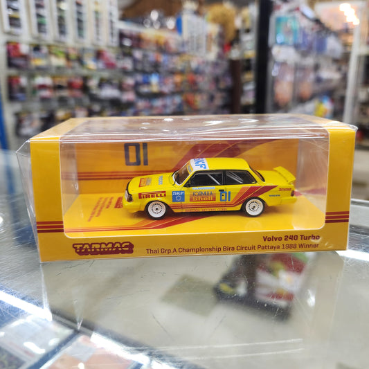 Tarmac Works - Volvo 240 Turbo Thai Group A Championship Bira Circuit Pattaya Winner 1988 - 1:64 Scale