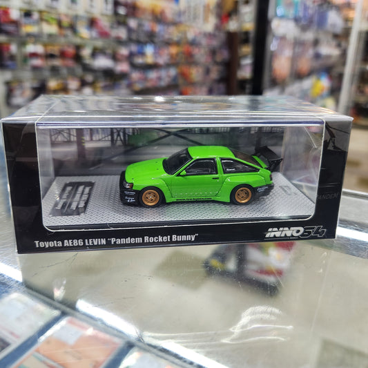 INNO64 - Toyota Corolla Levin AE86 Pandem 'Rocket Bunny (Green) - 1:64 Scale