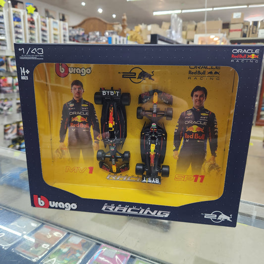 Bburago - 2024 Red Bull Racing RB20 F1 (2 Car Gift Pack) - 1:43 Scale