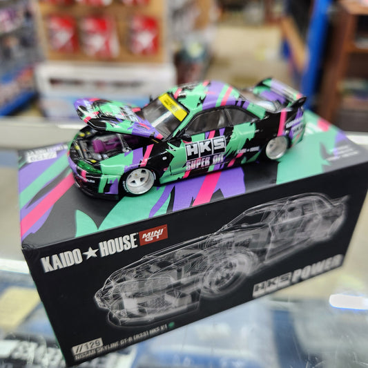 MiniGT - Nissan Skyline GT-R (R33) HKS V1