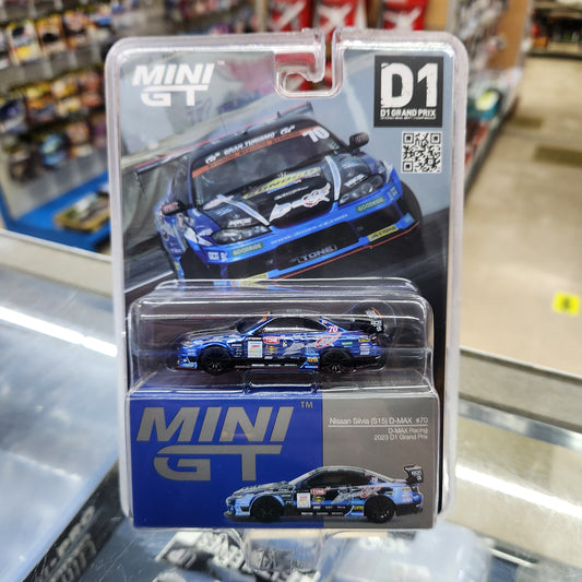 MiniGT - Nissan Silvia (S15) #70 D-MAX Racing 2023 D1 Grand Prix