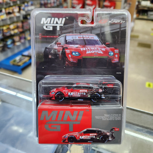 MiniGT - Nissan Z GT500 #3 "Niterra MOTUL Z" NDDP RACING 2023 SUPER GT SERIES
