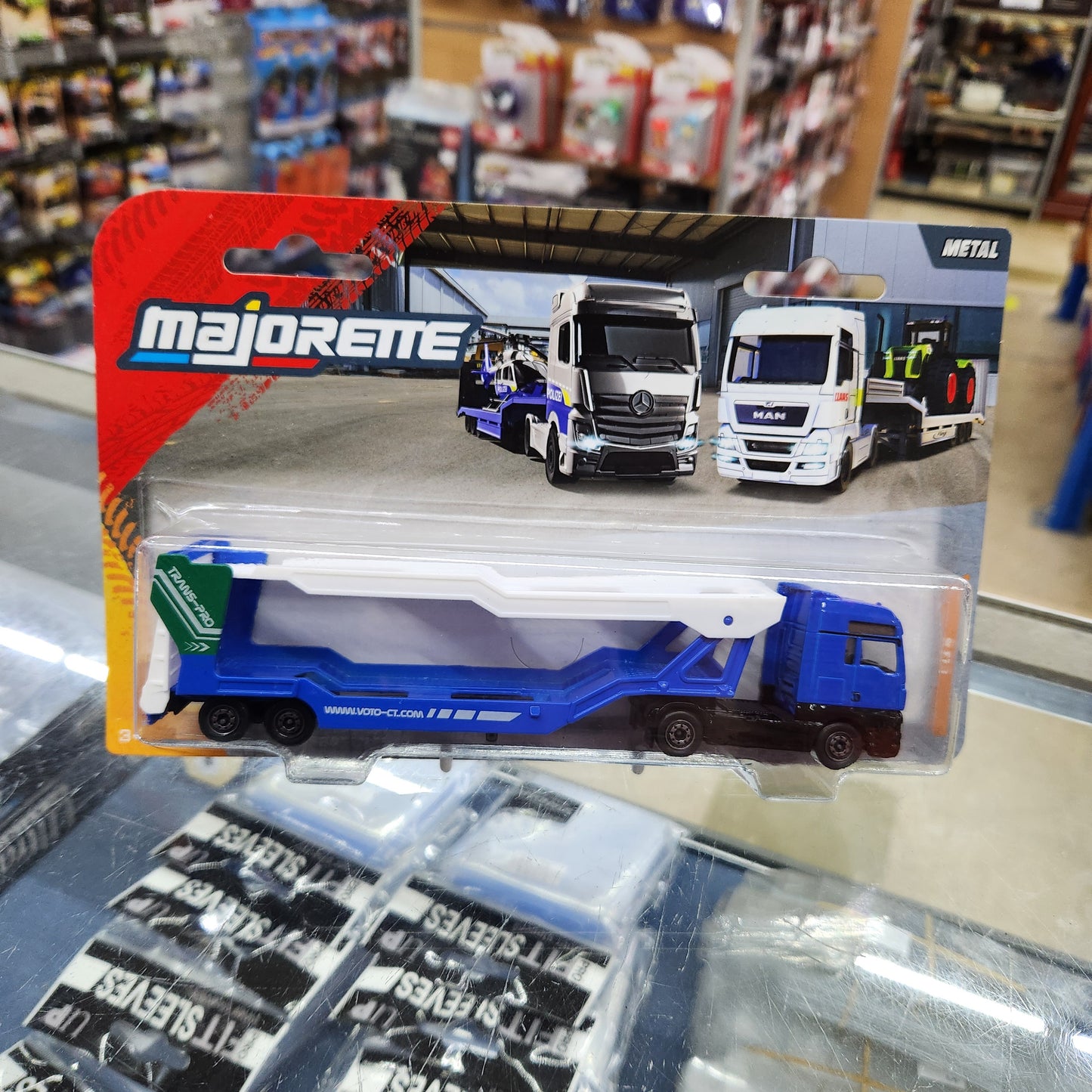 Majorette - City Transporter - MAN TGX XXL + Car Carrier