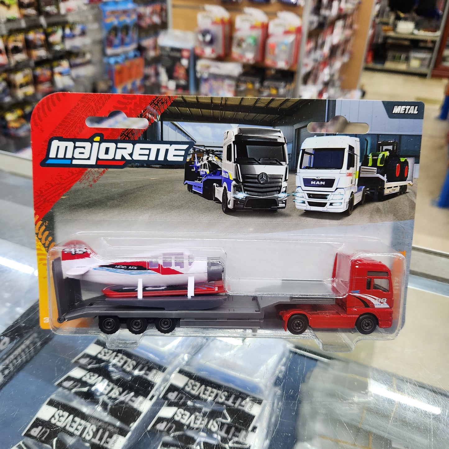 Majorette - City Transporter - MAN TGX XXL + Sea Plane