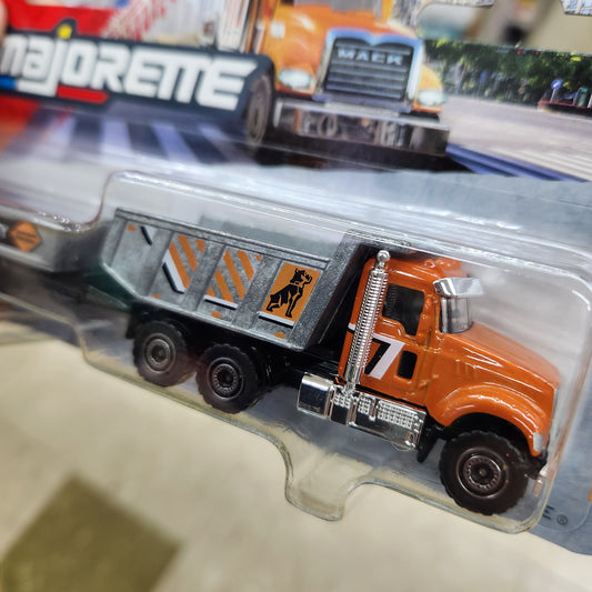 Majorette - City Trailers - Mack Granite Truck + Trailer