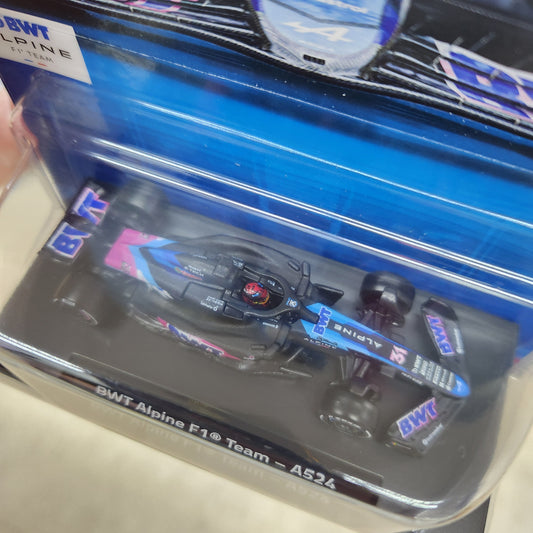 Hot Wheels Premium - 2024 Formula 1 BWT Alpine F1 Team - A524 #31 Esteban Ocon